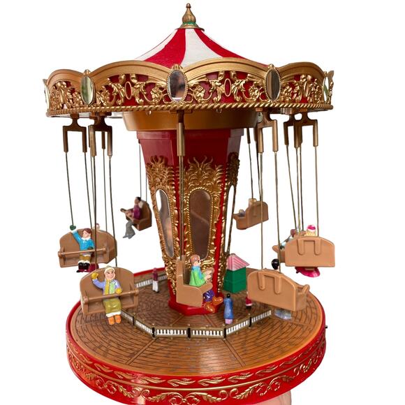 Mr Christmas Merry Brite Swing Carousel Music Not Working Vintage Decor READ - Picture 12 of 16